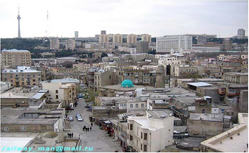 Баку. Контрасты города: здания разных эпох и культур